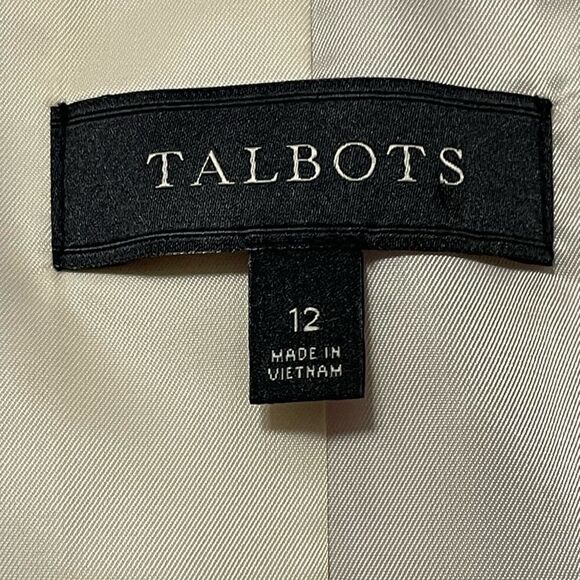 NWOT TALBOTS Pink Houndstooth Check Blazer 12 - Picture 3 of 8